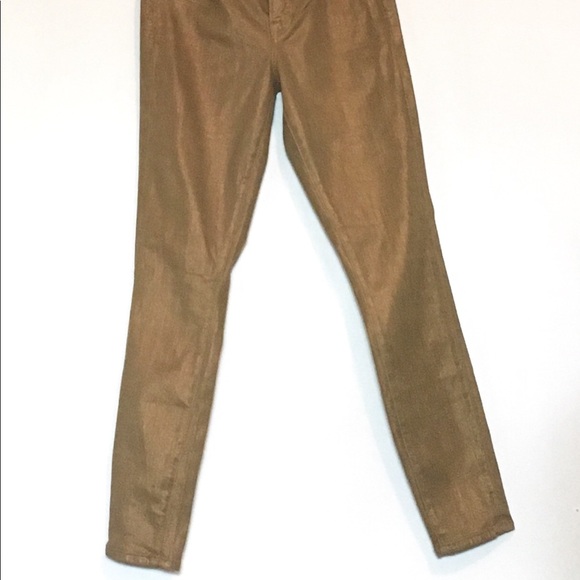 Lucky Brand | Gold Bronze Metallic Jeans - Picture 4 of 8